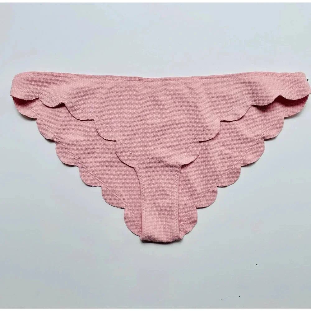 Marysia Broadway Bikini Bottom Low Rise Pink Size Large NEW